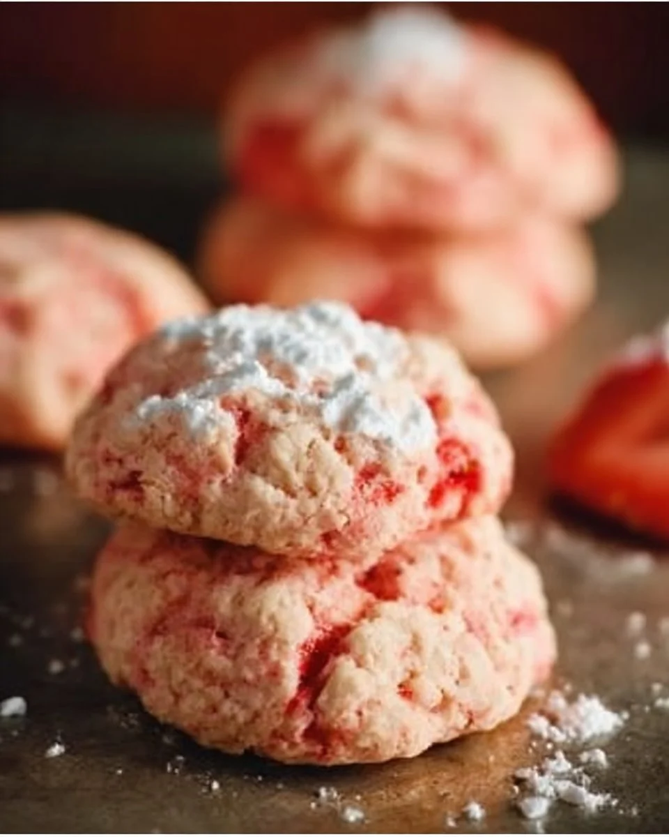 Strawberry Shortcake Cookies