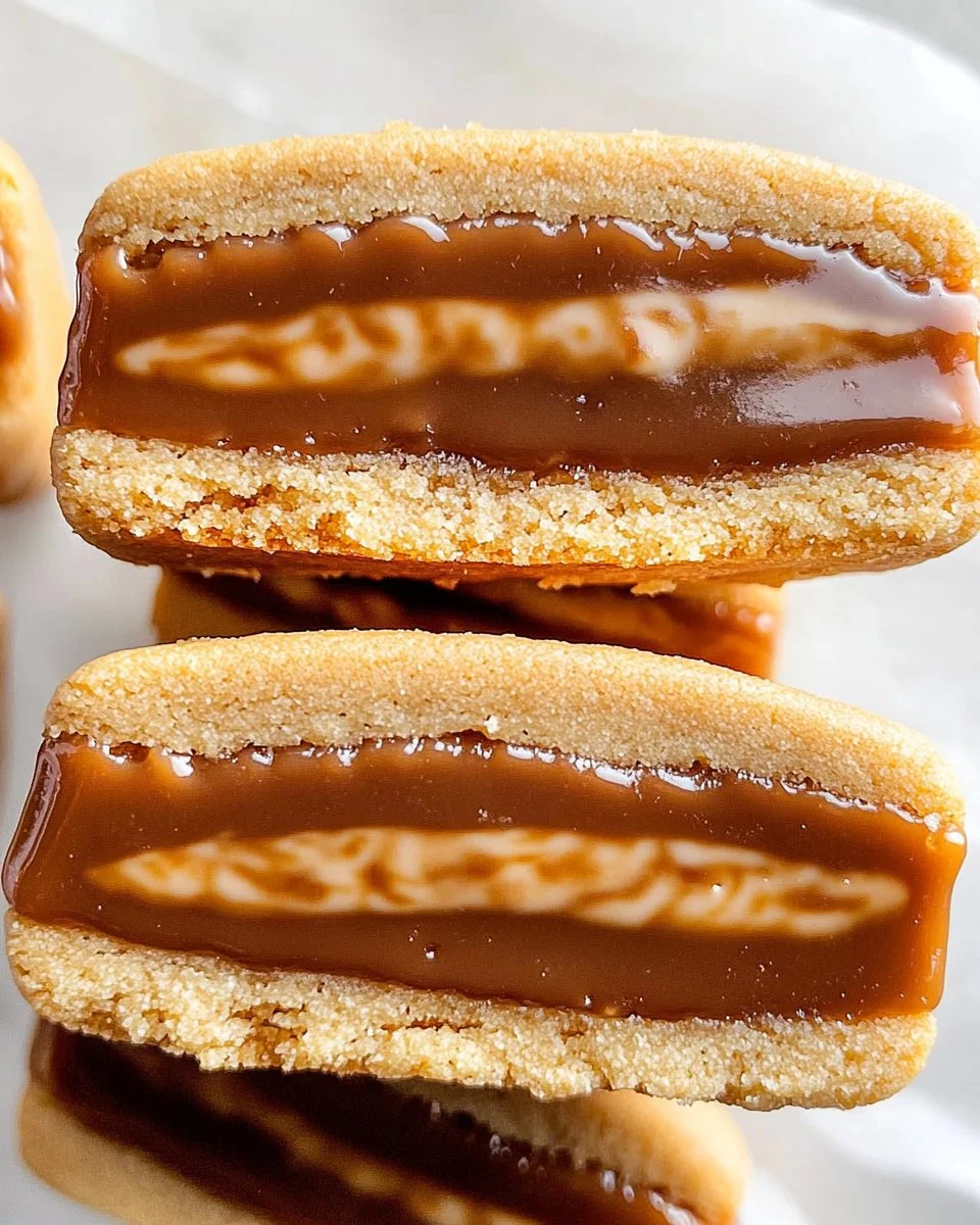 Caramel Cookie Sandwich