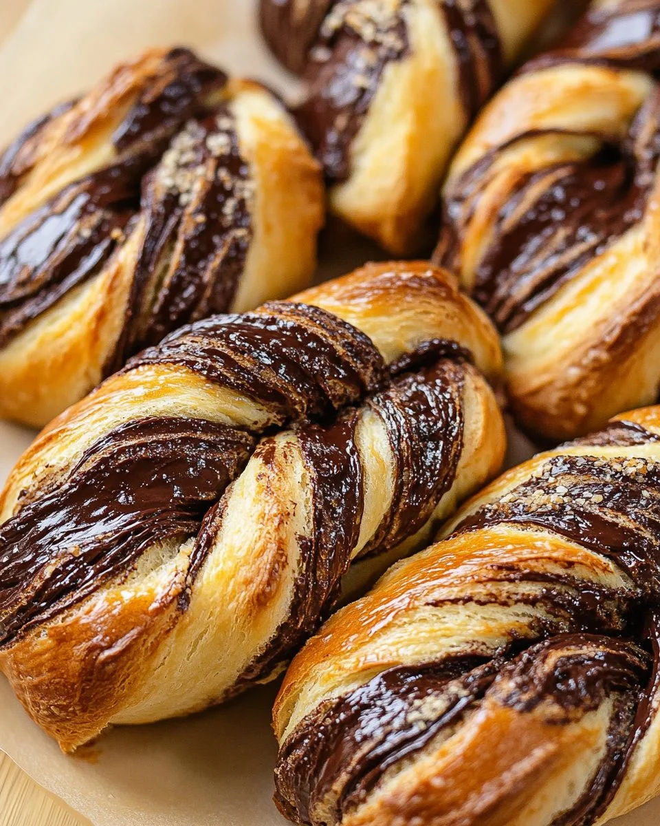 Chocolate Marble Twist Bread