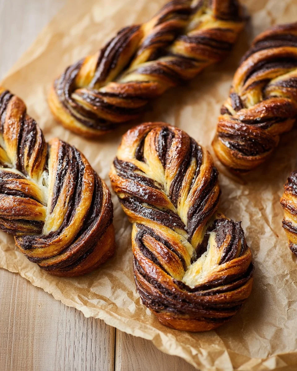 Chocolate Marble Twist Bread