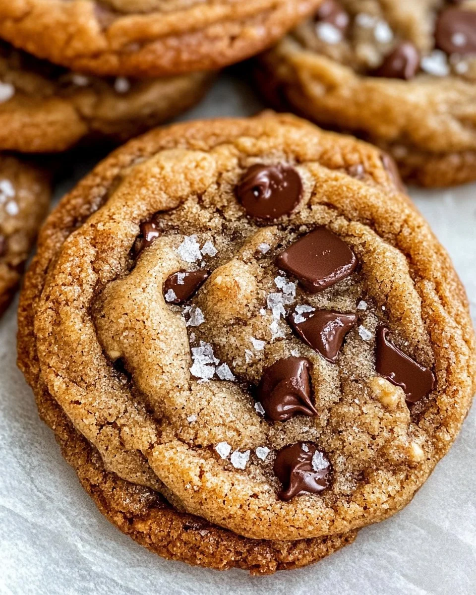 Miso Toffee Brown Butter Chocolate Chip Cookies