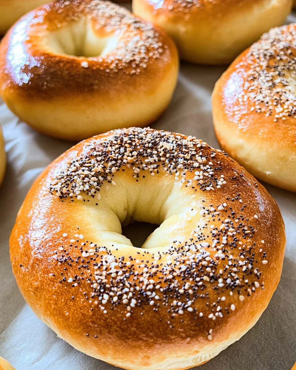 Salted Bread Bagels (Butter Bagels)