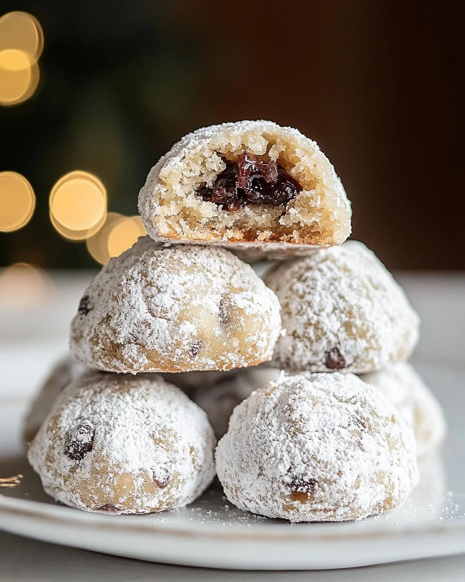 Stollen Snowball Cookies
