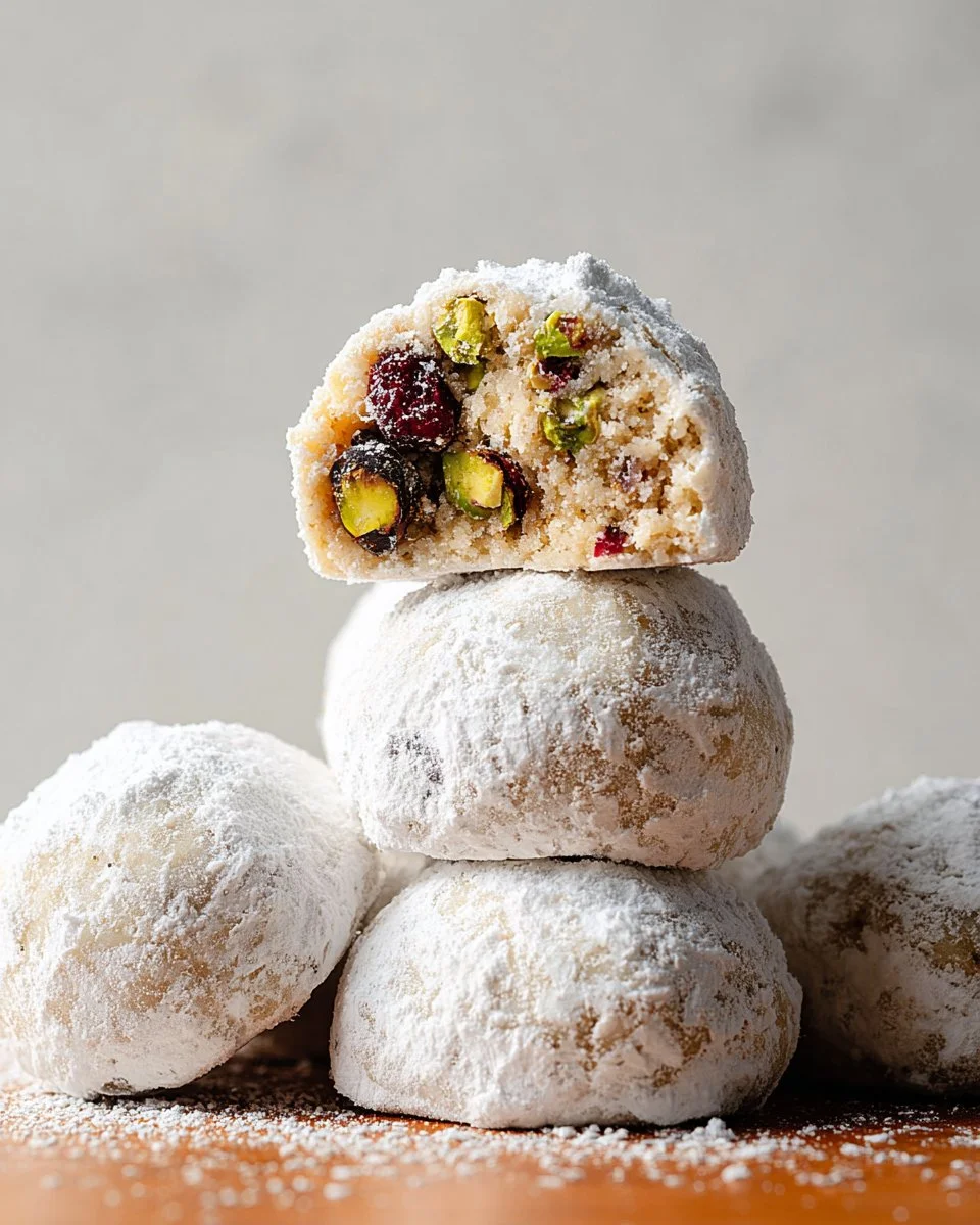 Stollen Snowball Cookies