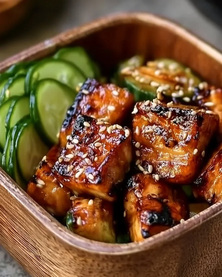 Delicious tofu teriyaki bento box with rice and vegetables
